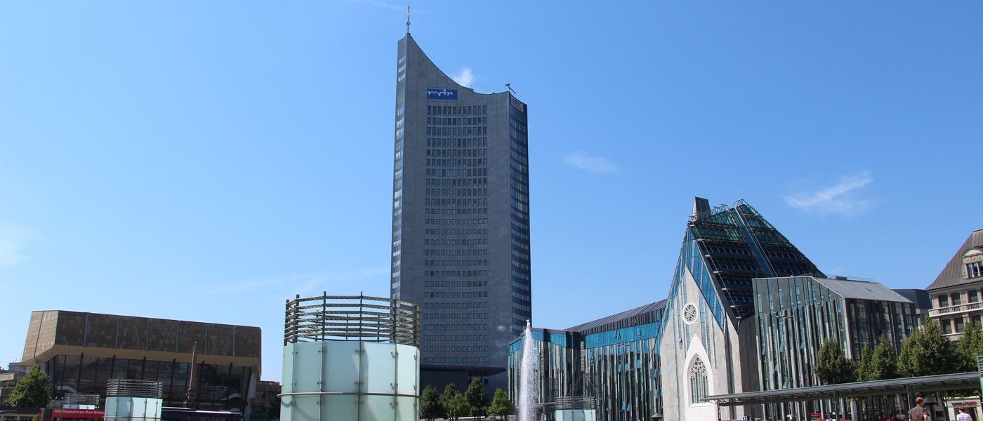 Augustusplatz i współczesna architektura centrum Lipska