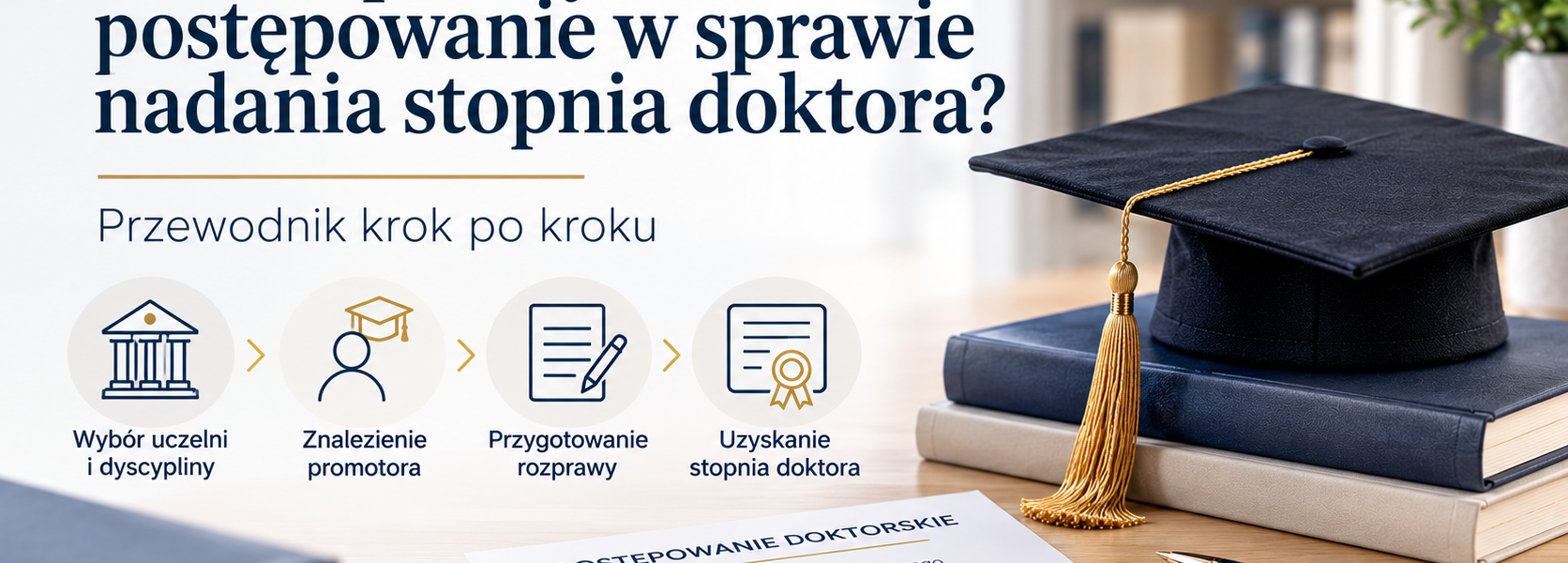 Jak rozpocząć postępowanie w sprawie nadania stopnia doktora