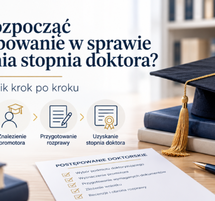Jak rozpocząć postępowanie w sprawie nadania stopnia doktora