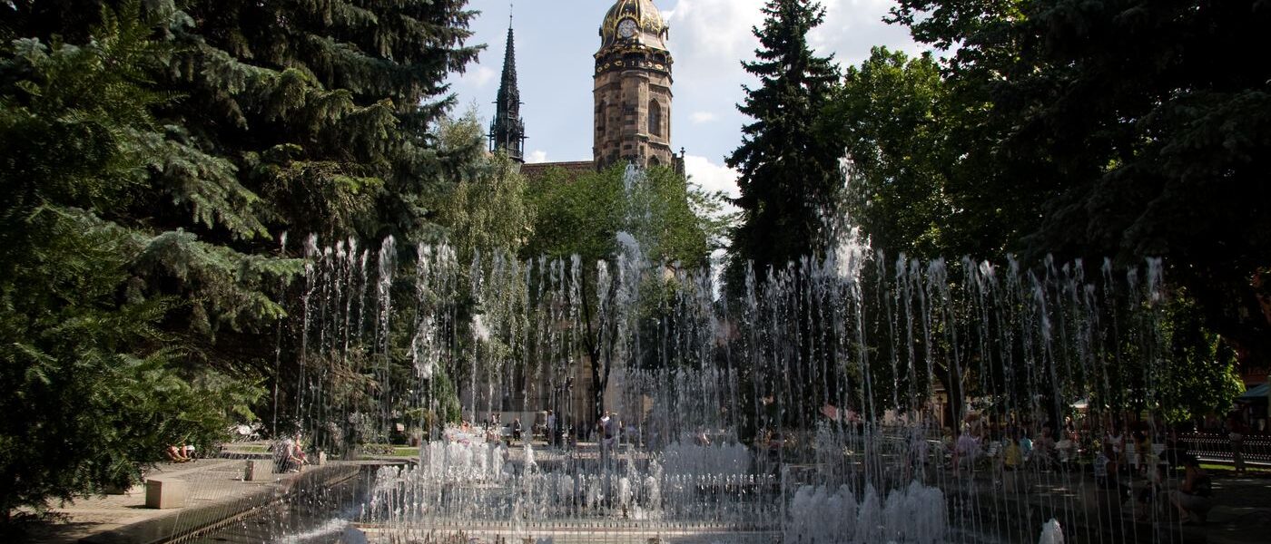 Katedra św. Elżbiety w centrum Koszyc