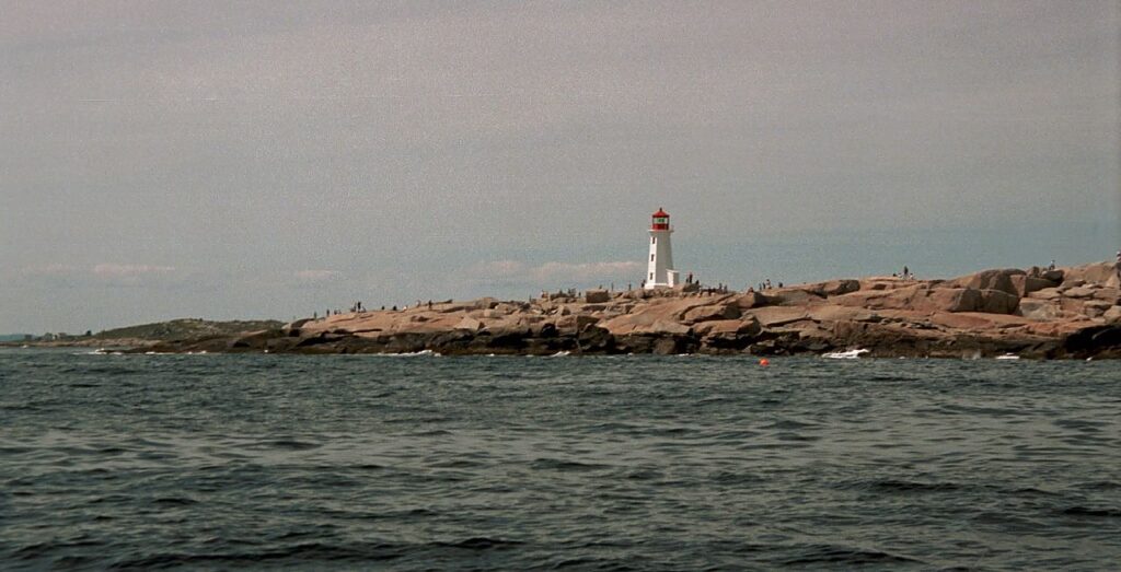 Latarnia Peggy’s Point Lighthouse niedaleko Halifax